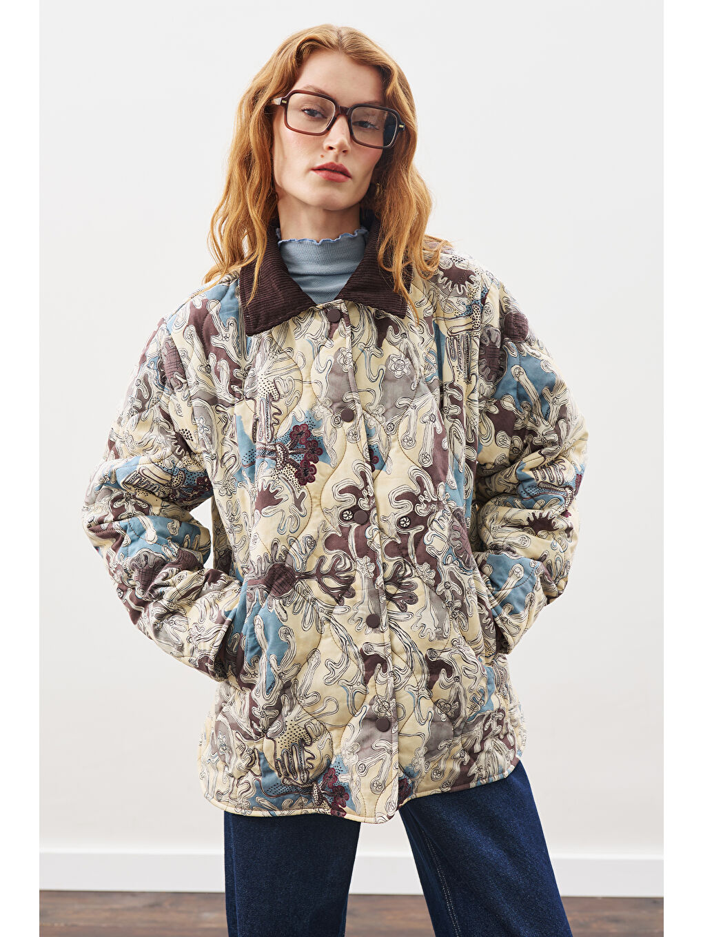 Kapitoneli Desenli Mont Sarı-2