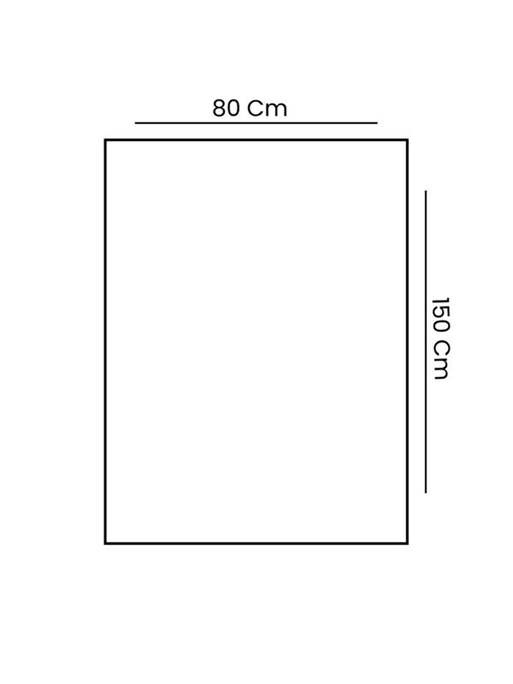Karışık Çiçek Desenli Mutfak Halısı - 80x150 cm-8