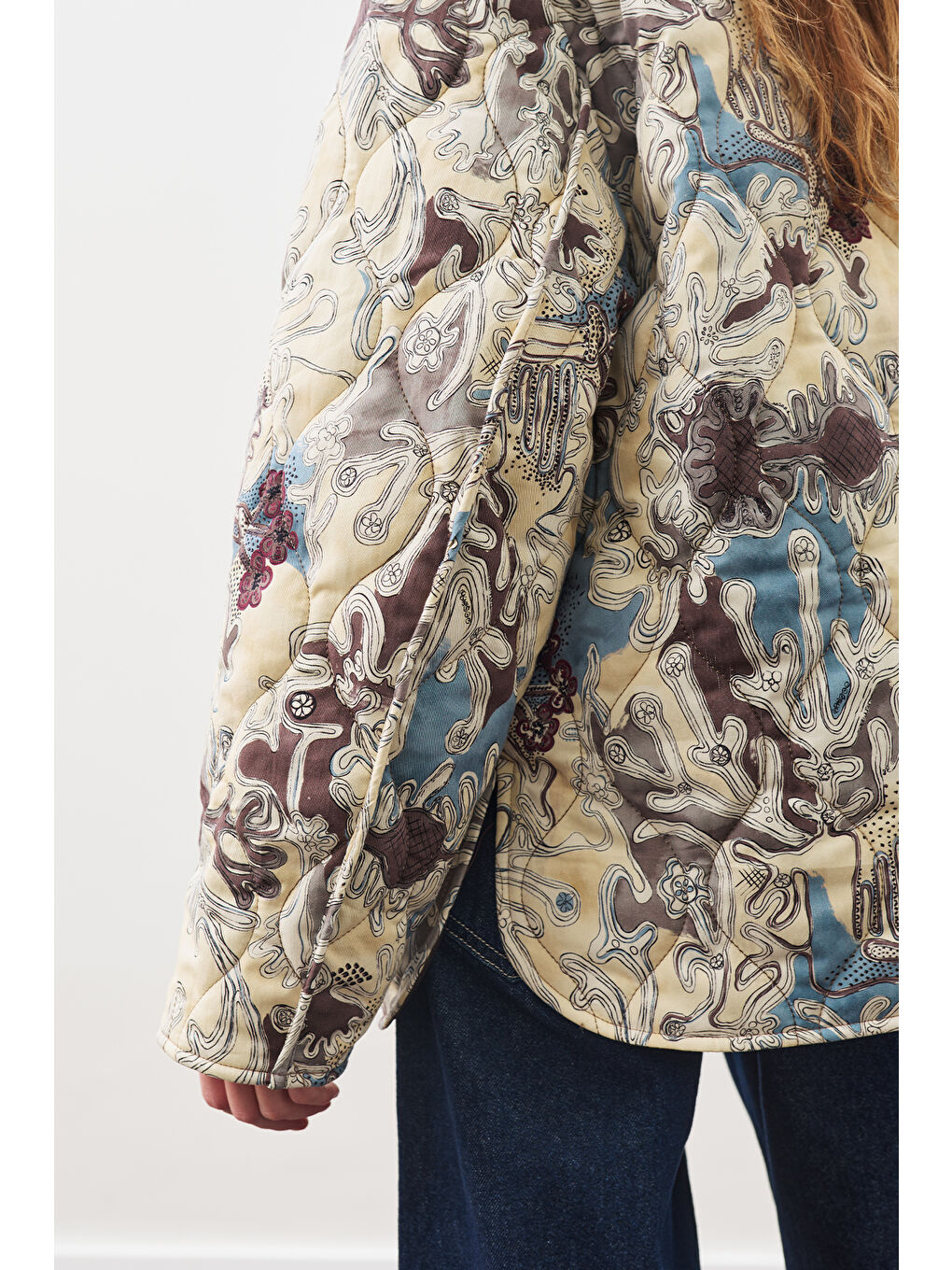 Kapitoneli Desenli Mont Sarı-5