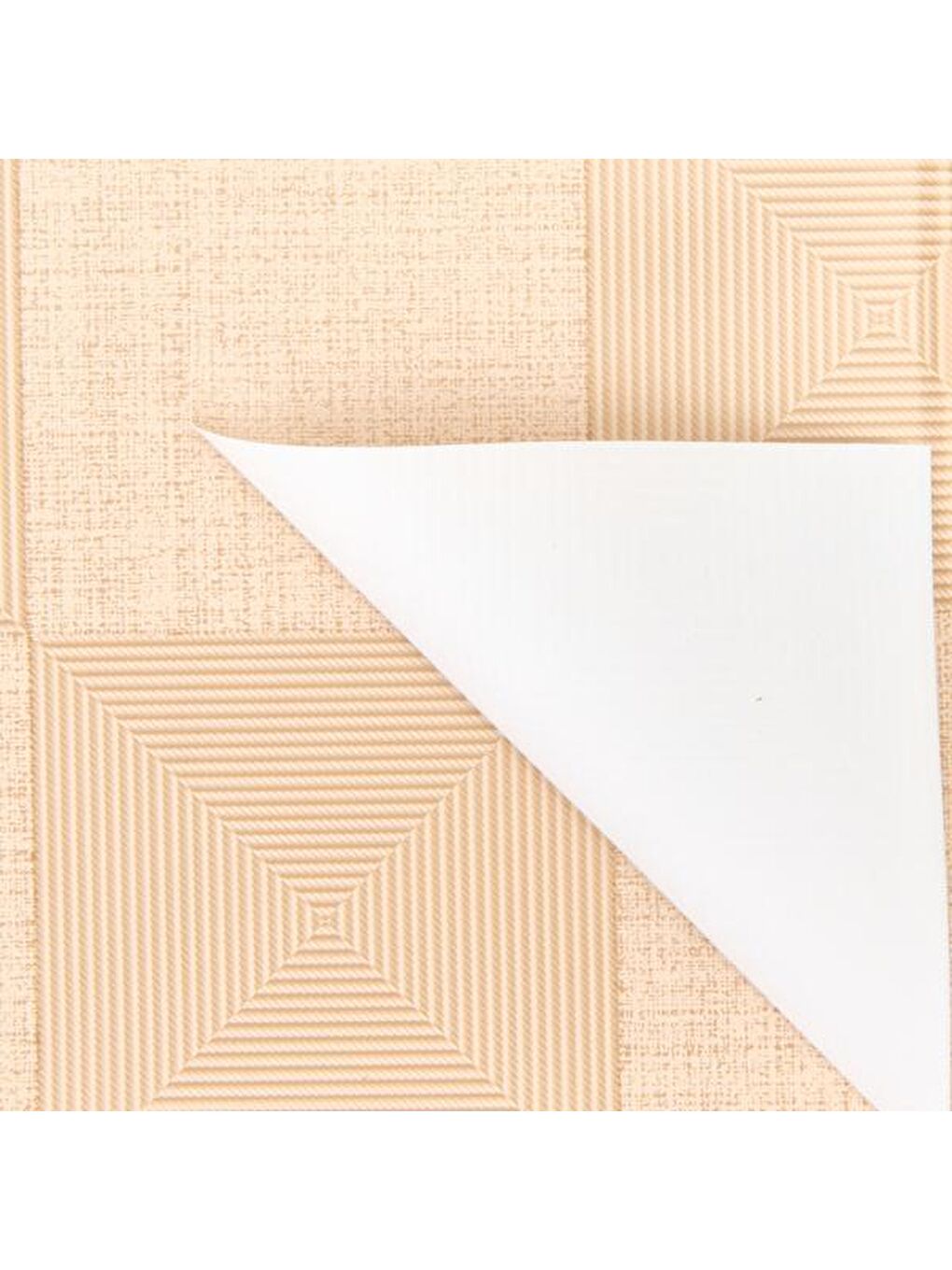 Kare Pvc Masa Örtüsü - Bej - 140x140 cm-2