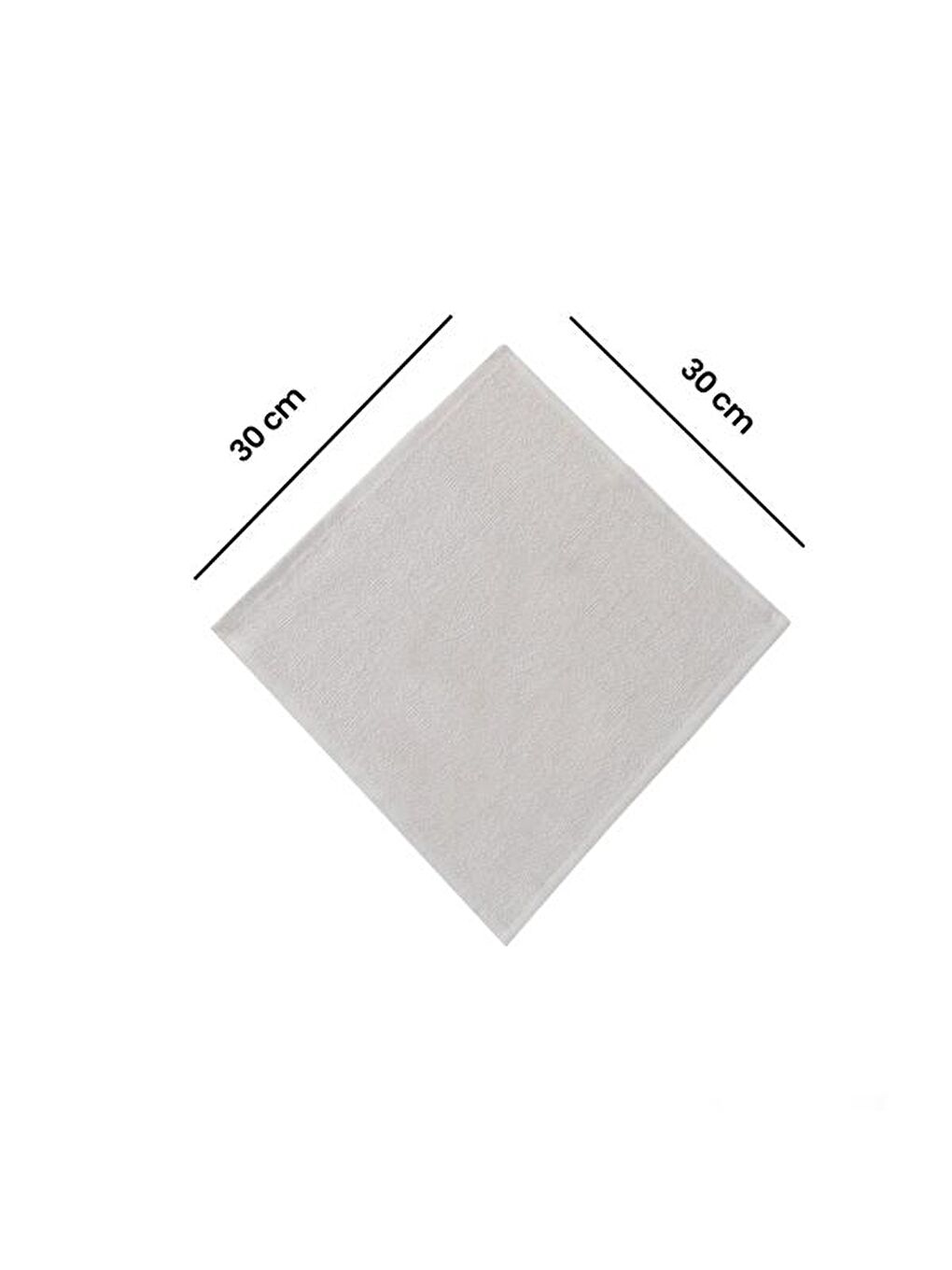 Gri 2'li El Havlusu - 30x30 cm-3