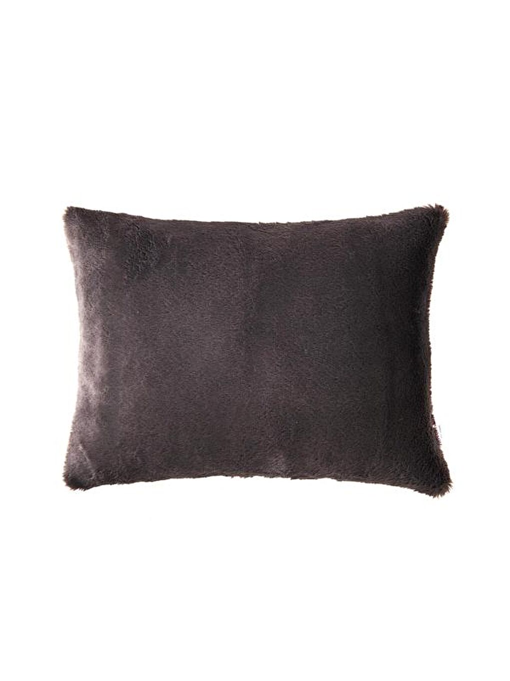 Pelüş Kırlent - Antrasit - 45x35 cm-2