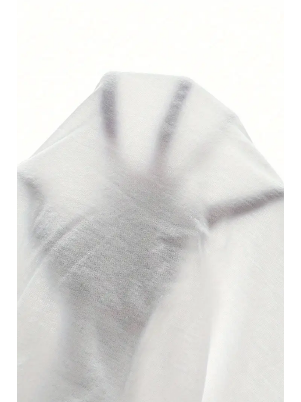 Beyaz Kolsuz Erkek Sıfır Kol Oversize %100 Pamuk Kolsuz Tişört-2