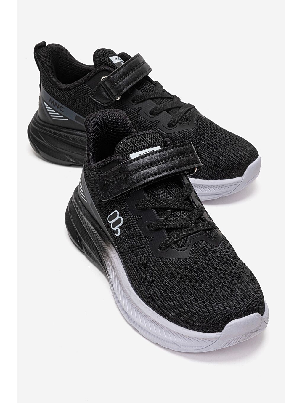 Unisex Çocuk Siyah Günlük Spor Ayakkabı