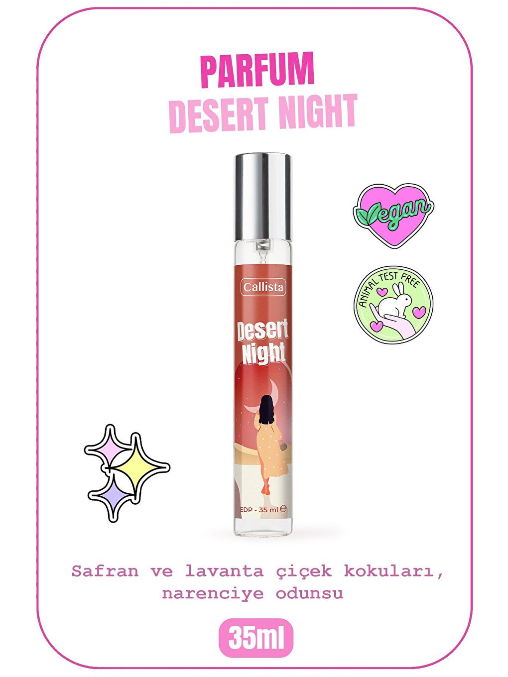 Callista Renksiz Desert Night EDP 35 ml Kadın Parfüm