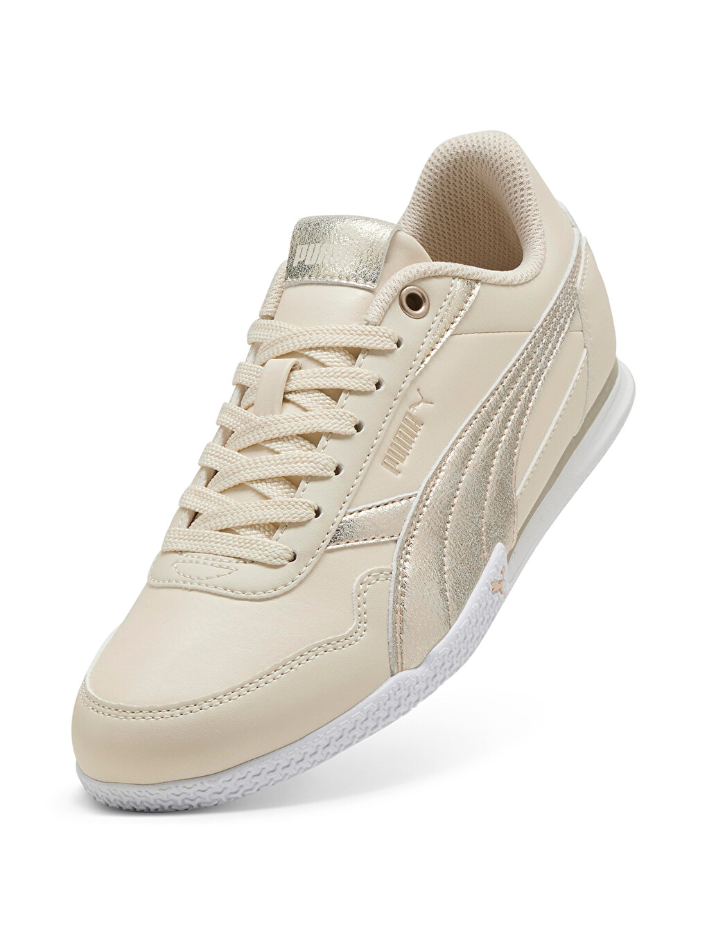 Bella Donna Metallic Whisper Kadın Bej Spor Ayakkabı-4