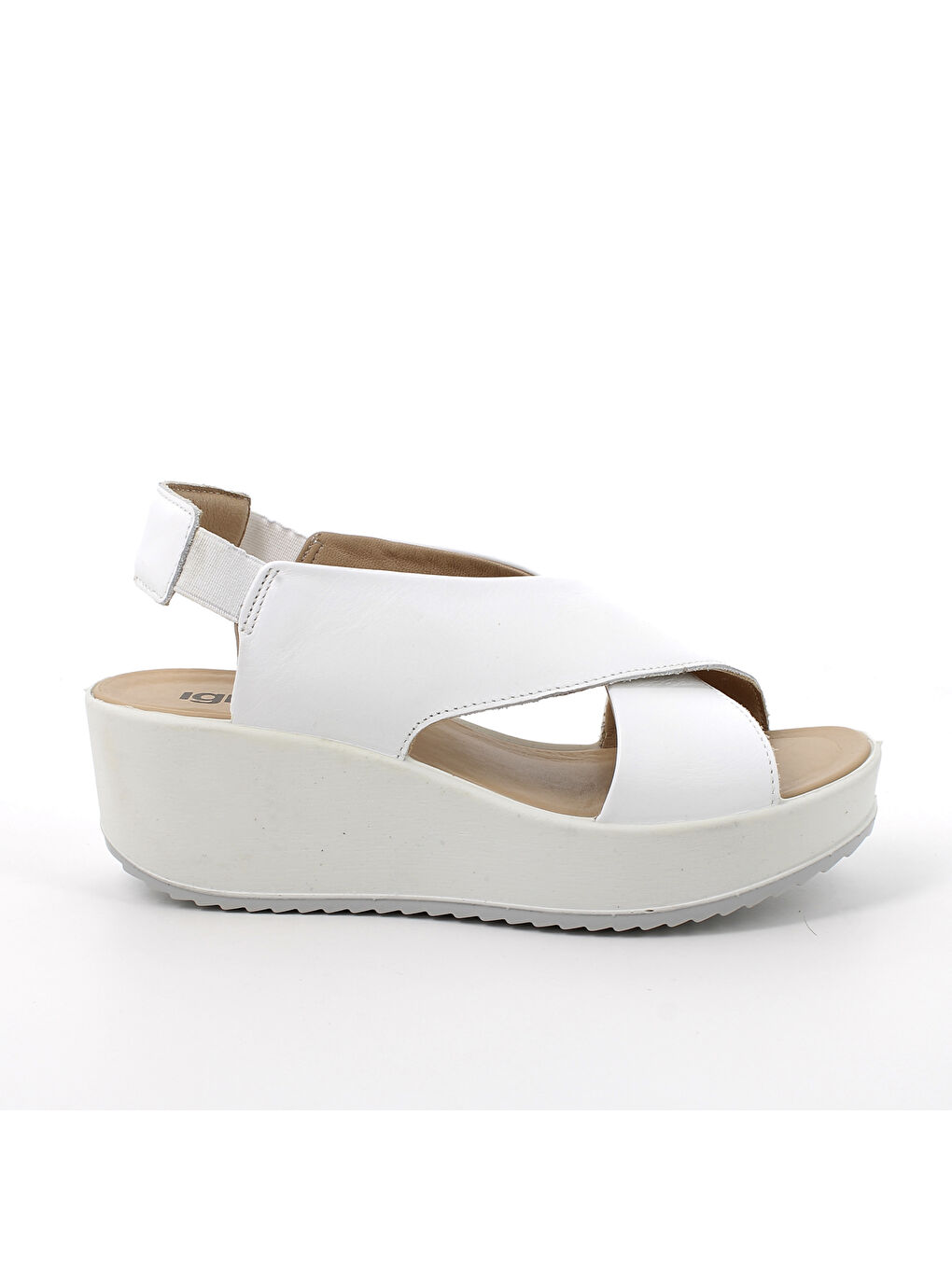 Beyaz Kadın Sandalet 7665744 DCD 76657 NAPPA SOFT Bianco-1