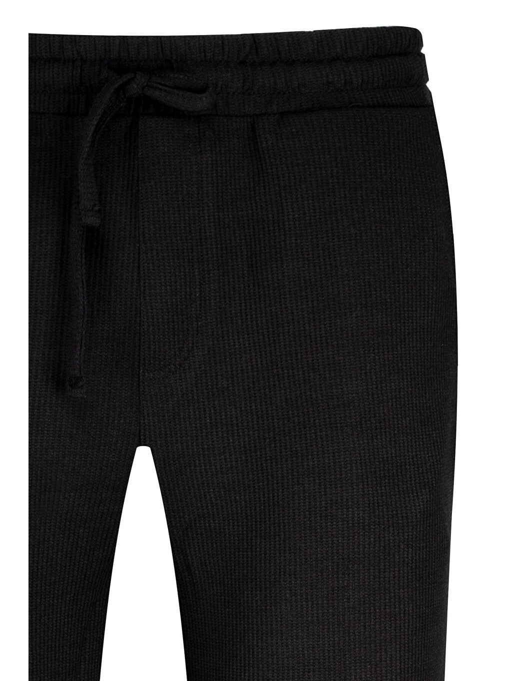 Siyah Regular Fit Yandan Cepli Şort-1