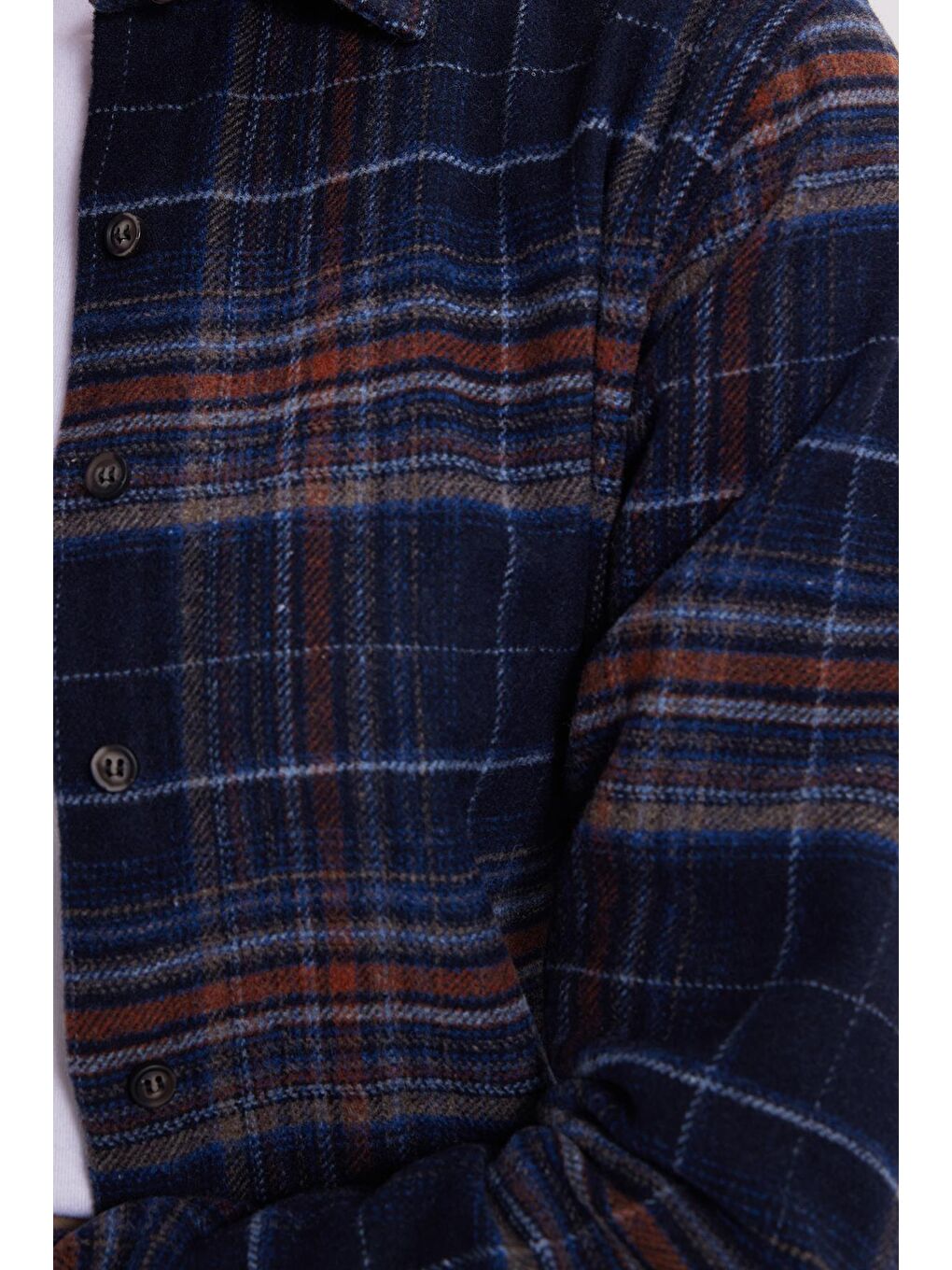 Karışık Kadın Oversize Geniş Kalıp Oduncu Ekose Gömlek-4