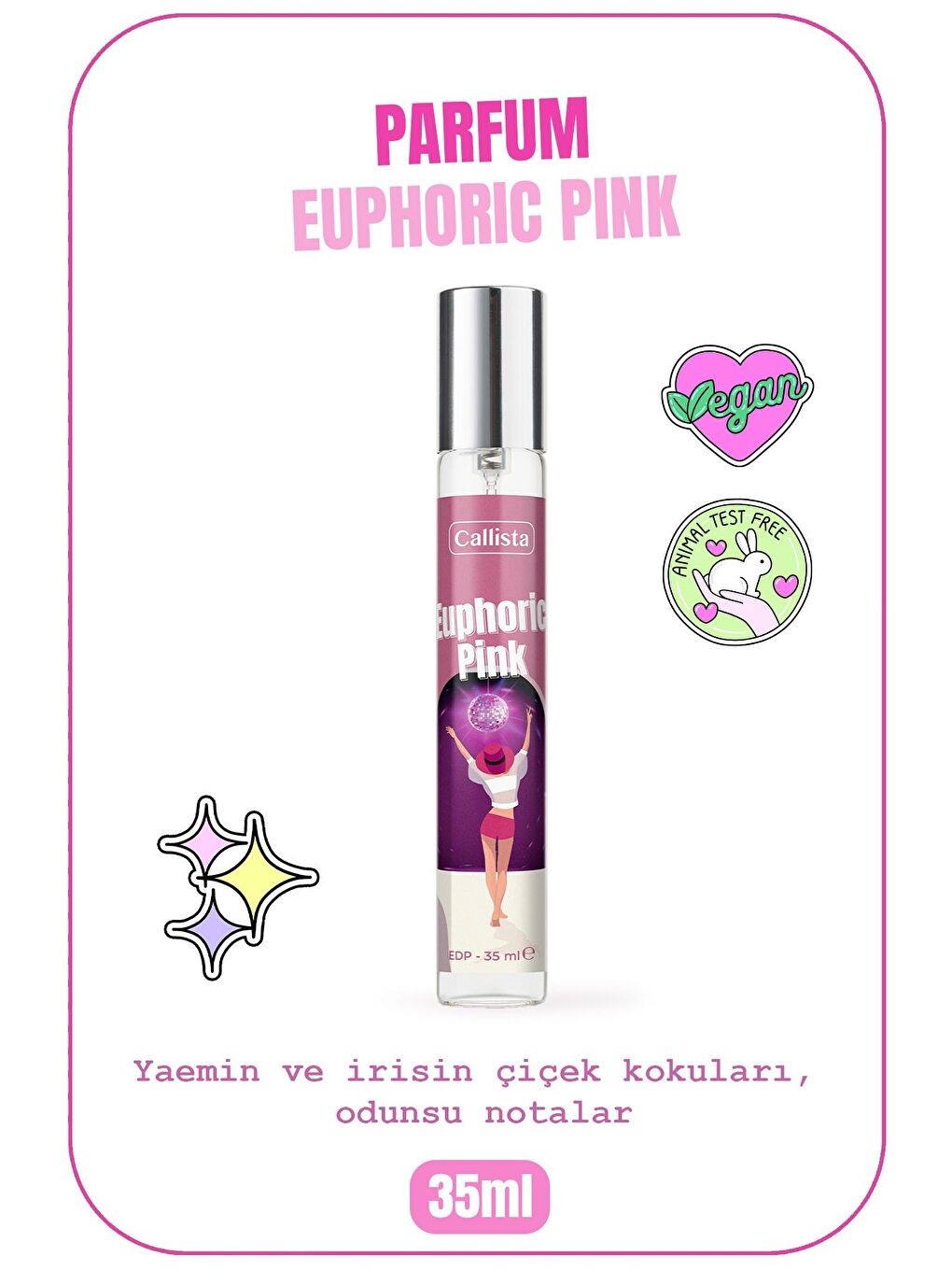 Callista Renksiz Euphoric Pink EDP 35 ml Kadın Parfüm