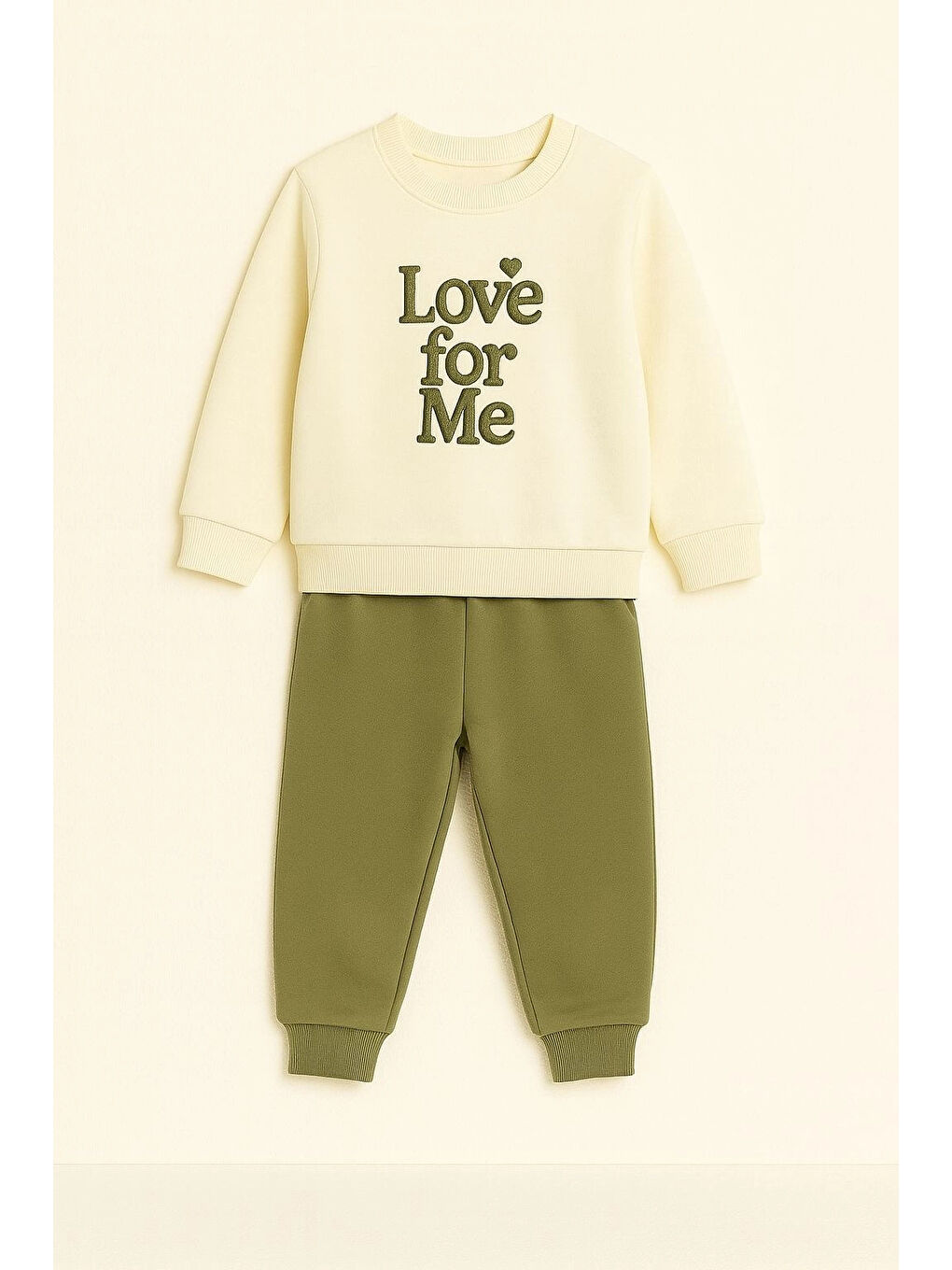 Yeşil Love For Nakışlı Kız Çocuk Takım 20457-1