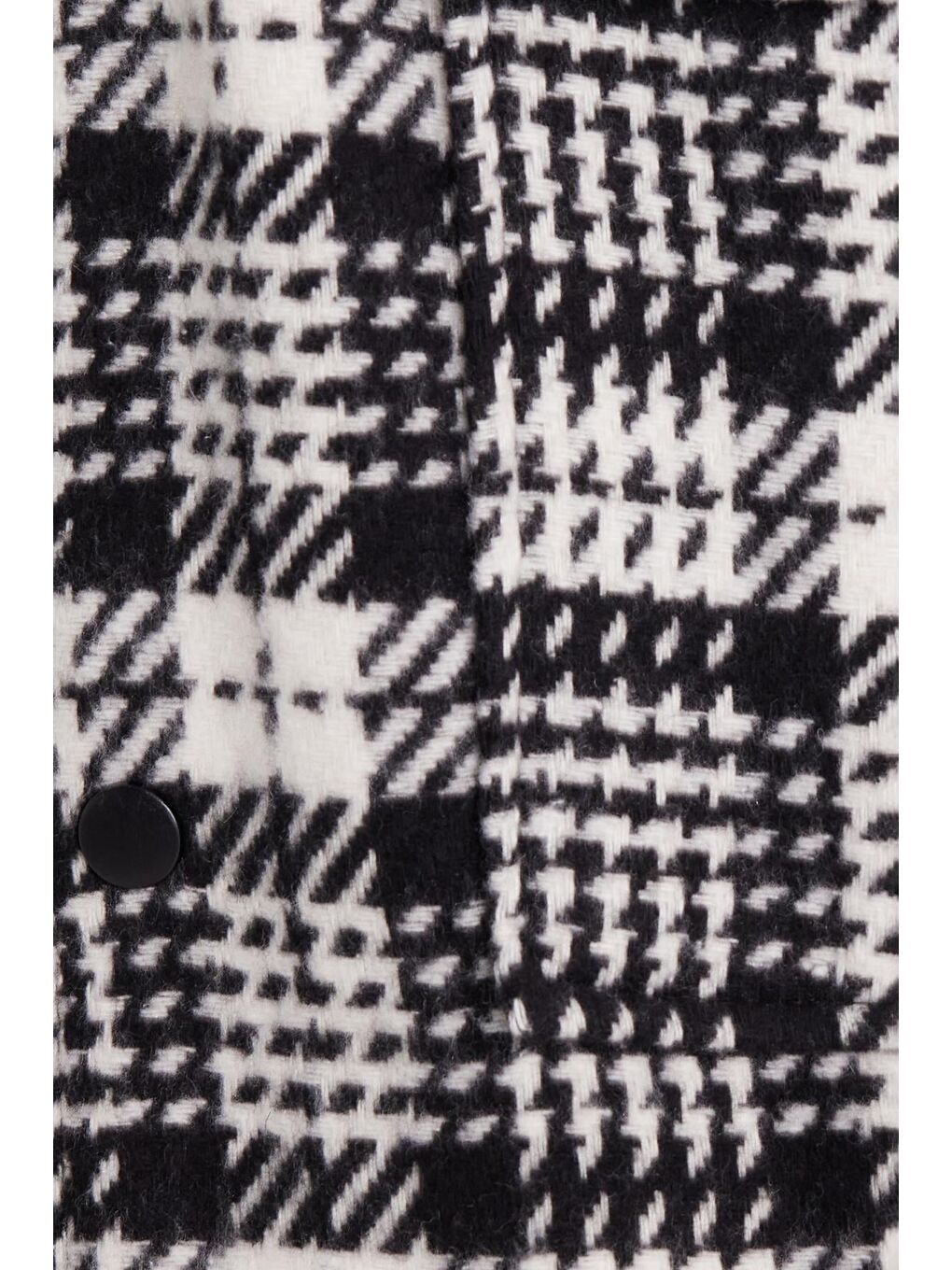 Karışık Kadın Relax Fit Rahat Kesim Çıtçıtlı Çift Cepli Kareli Kışlık Apaş Yaka Mont Gömlek-5