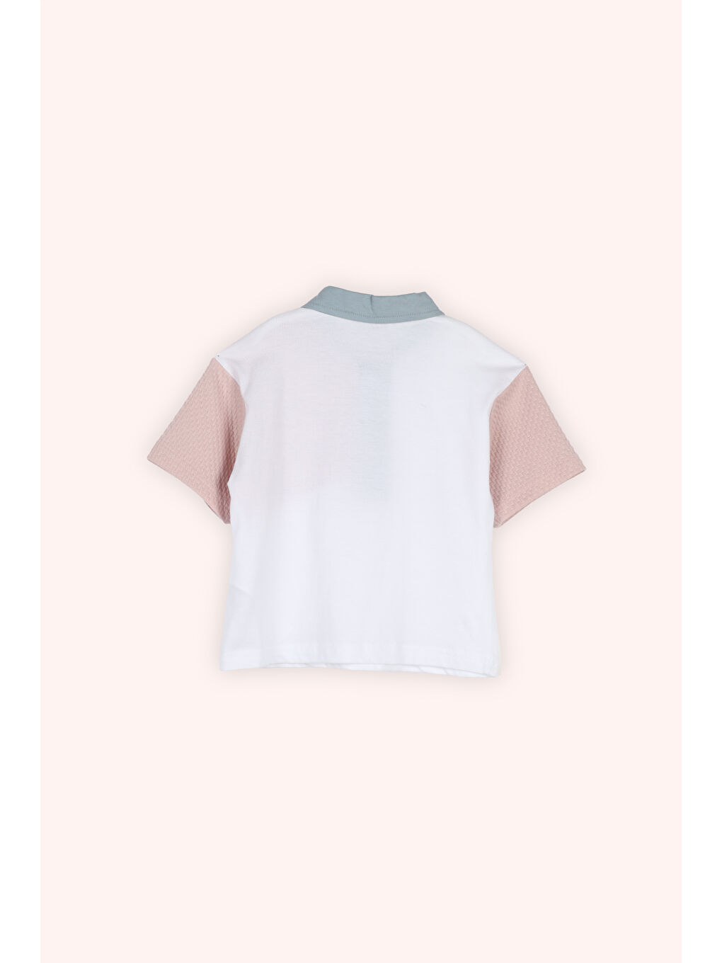 Erkek Çocuk Blok Renkli T-Shirt Mavi-5