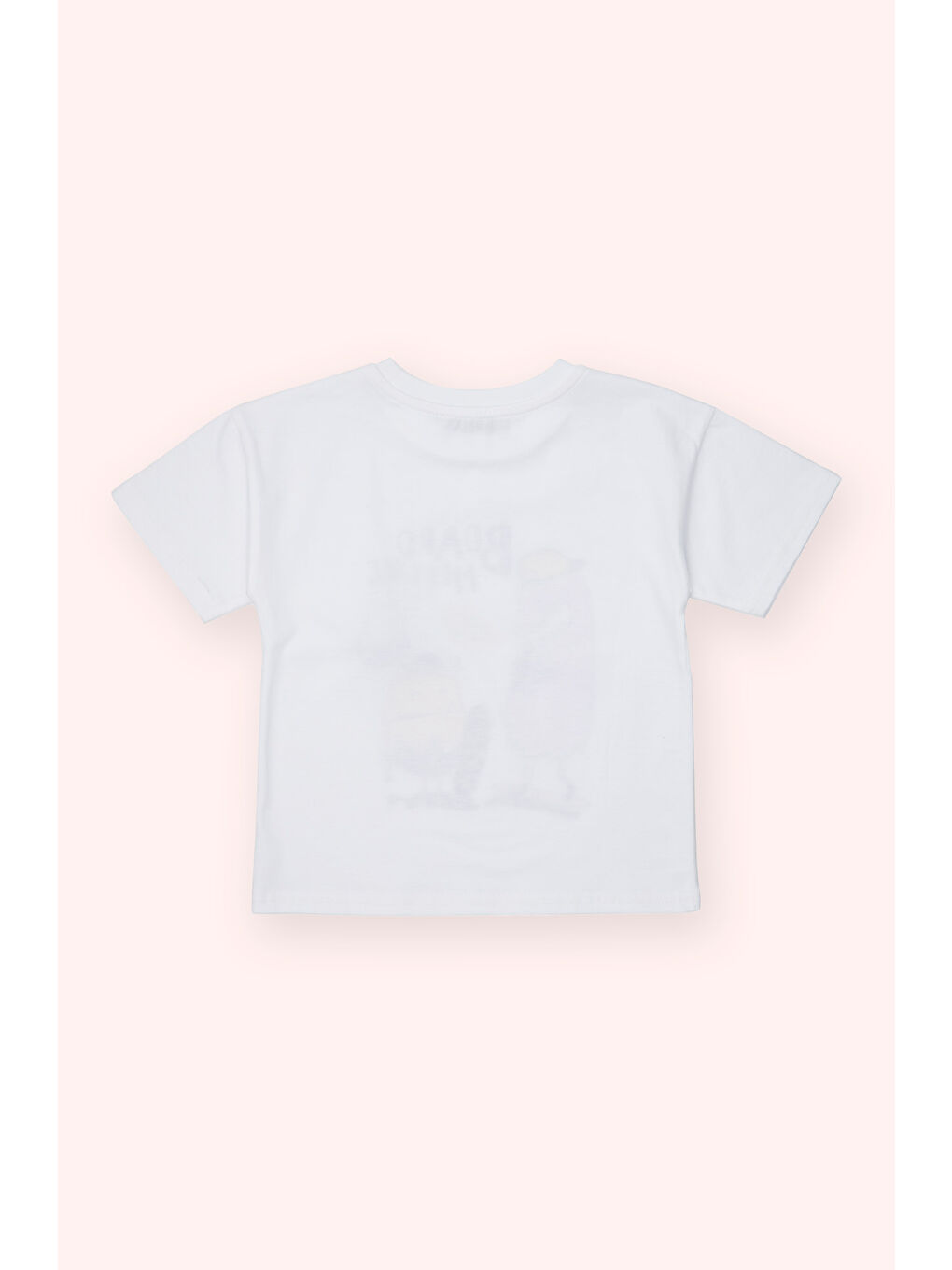 Erkek Çocuk Baskılı Kısa Kollu T-Shirt Beyaz-2