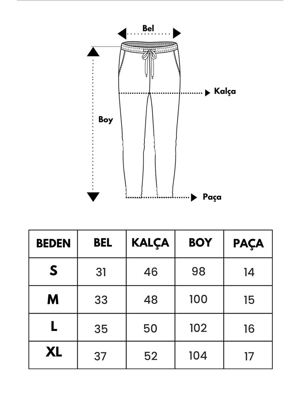 Siyah Gofret Desen Jogger Pantolon CPT-3_0399-7