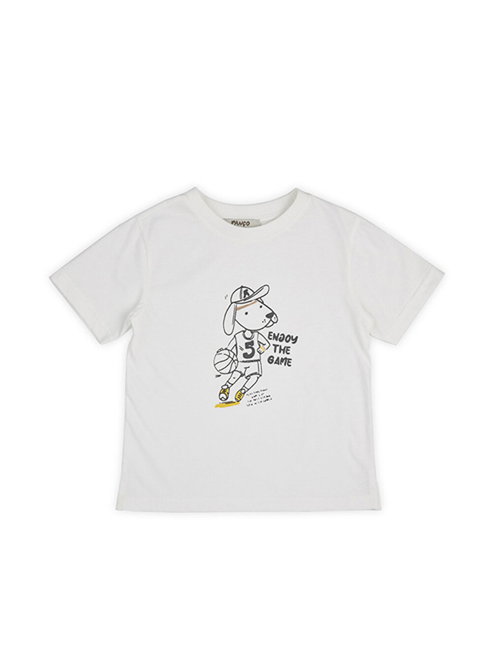 Erkek Çocuk Baskılı T-Shirt Ekru-3