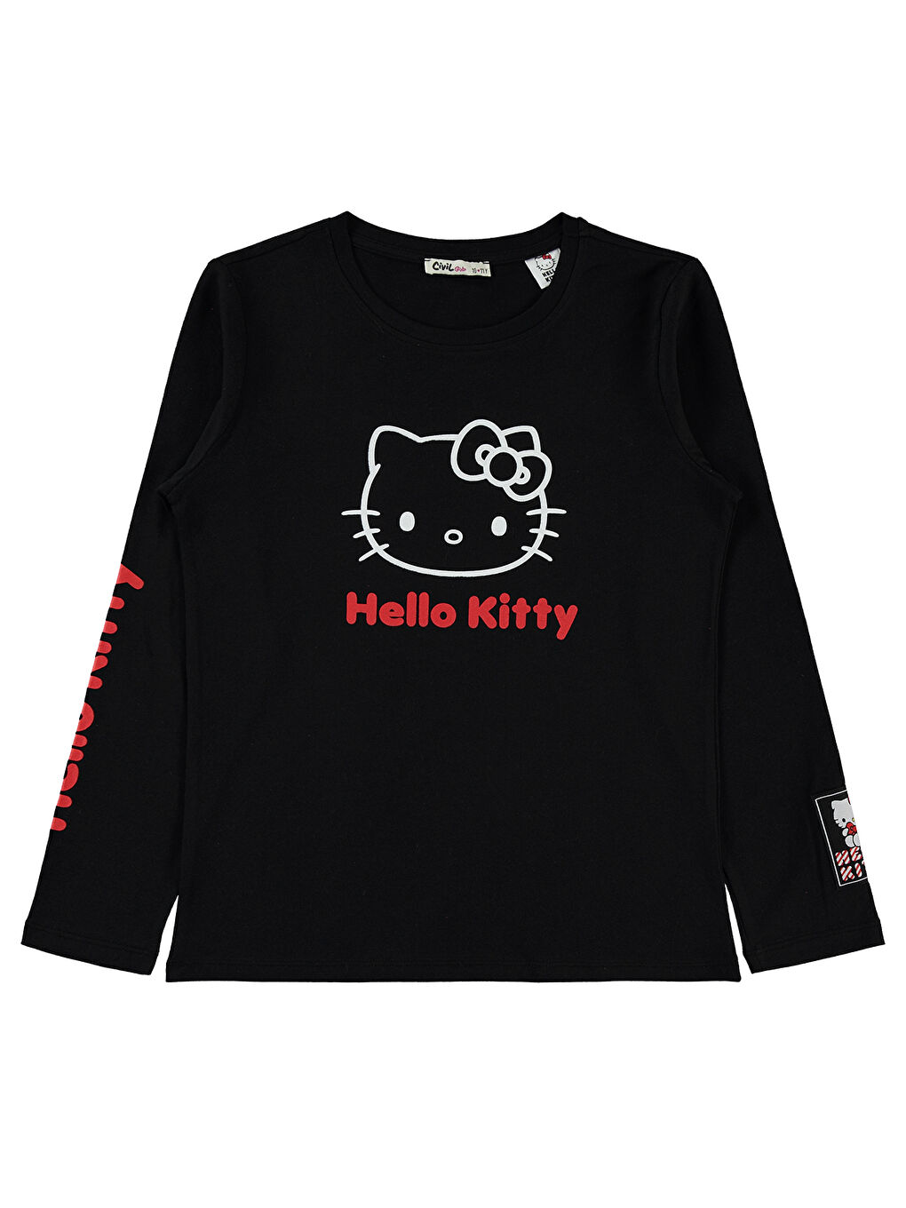 Civil Girls Kız Çocuk Sweatshirt 10-13 Yaş Siyah