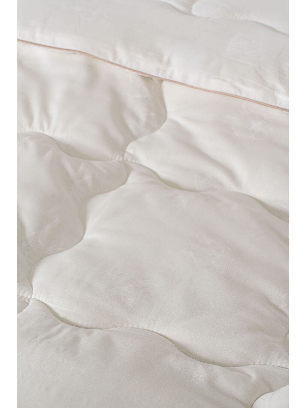 Ekru Pure Pamuk Tek Kişilik %100 Pamuk Yorgan (155x215 cm) – Doğal, Nefes Alabilen | Bez Çantalı-2