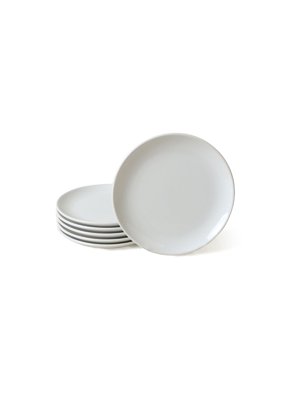 Keramika Beyaz Delta Pasta Tabağı 17 Cm 6 Adet - 7