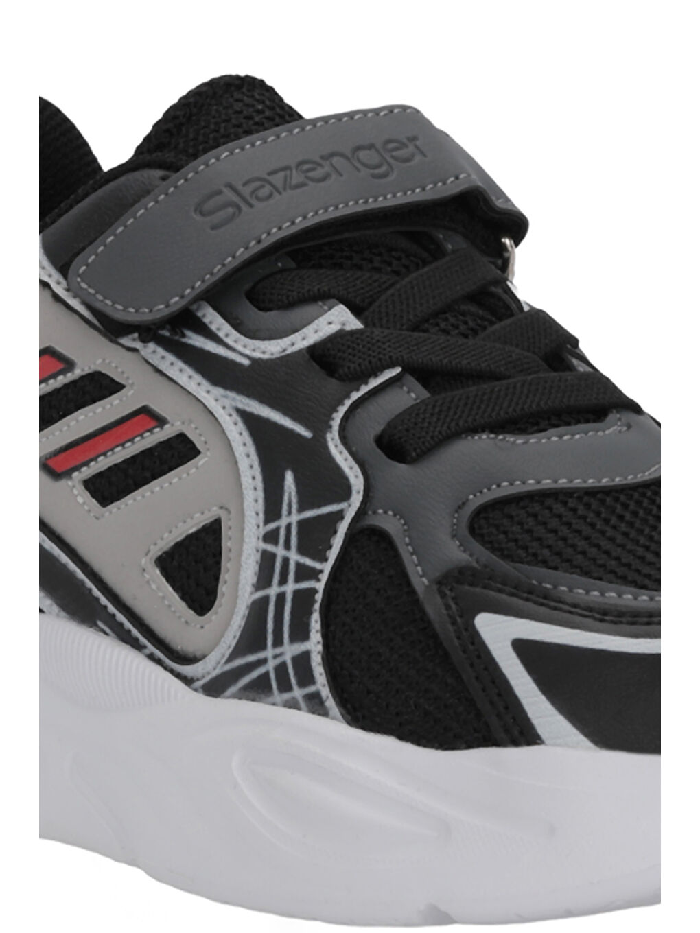 KELSY Erkek Çocuk Siyah / Kırmızı Günlük Spor Ayakkabısı-3