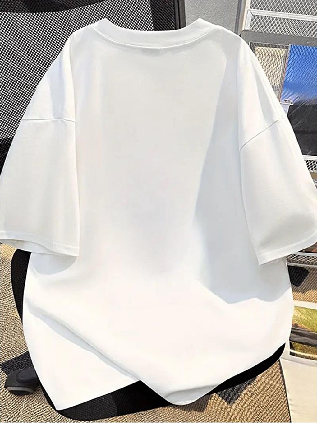 Focus Baskılı Beyaz T Shirt-1