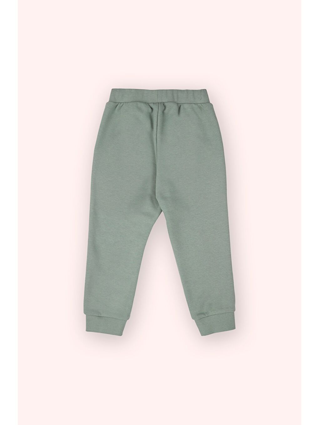 Erkek Çocuk Baskı Detaylı Eşofman Alt Yeşil-1