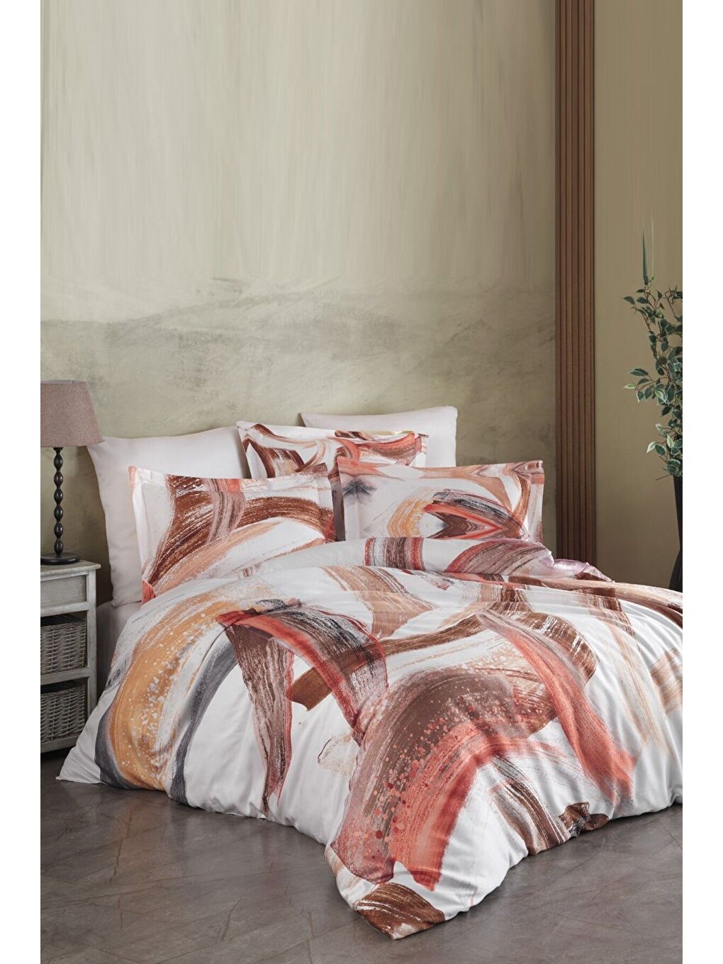 Pembe Lyocell Çift Kişilik Nevresim Takımı Lısa