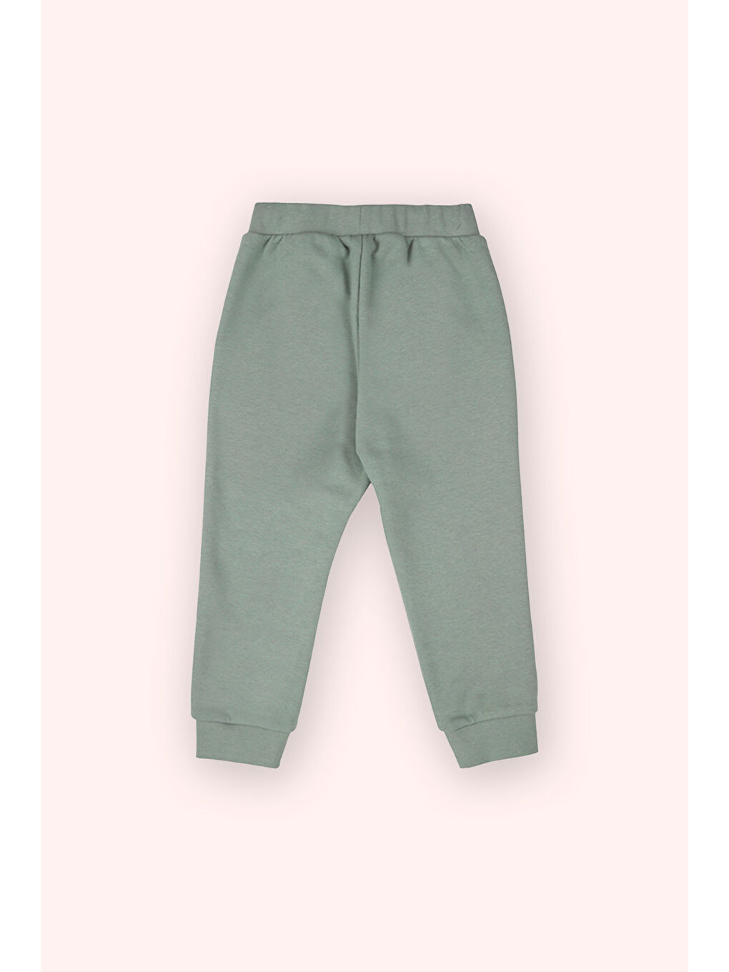 Erkek Çocuk Baskı Detaylı Eşofman Alt Yeşil-5