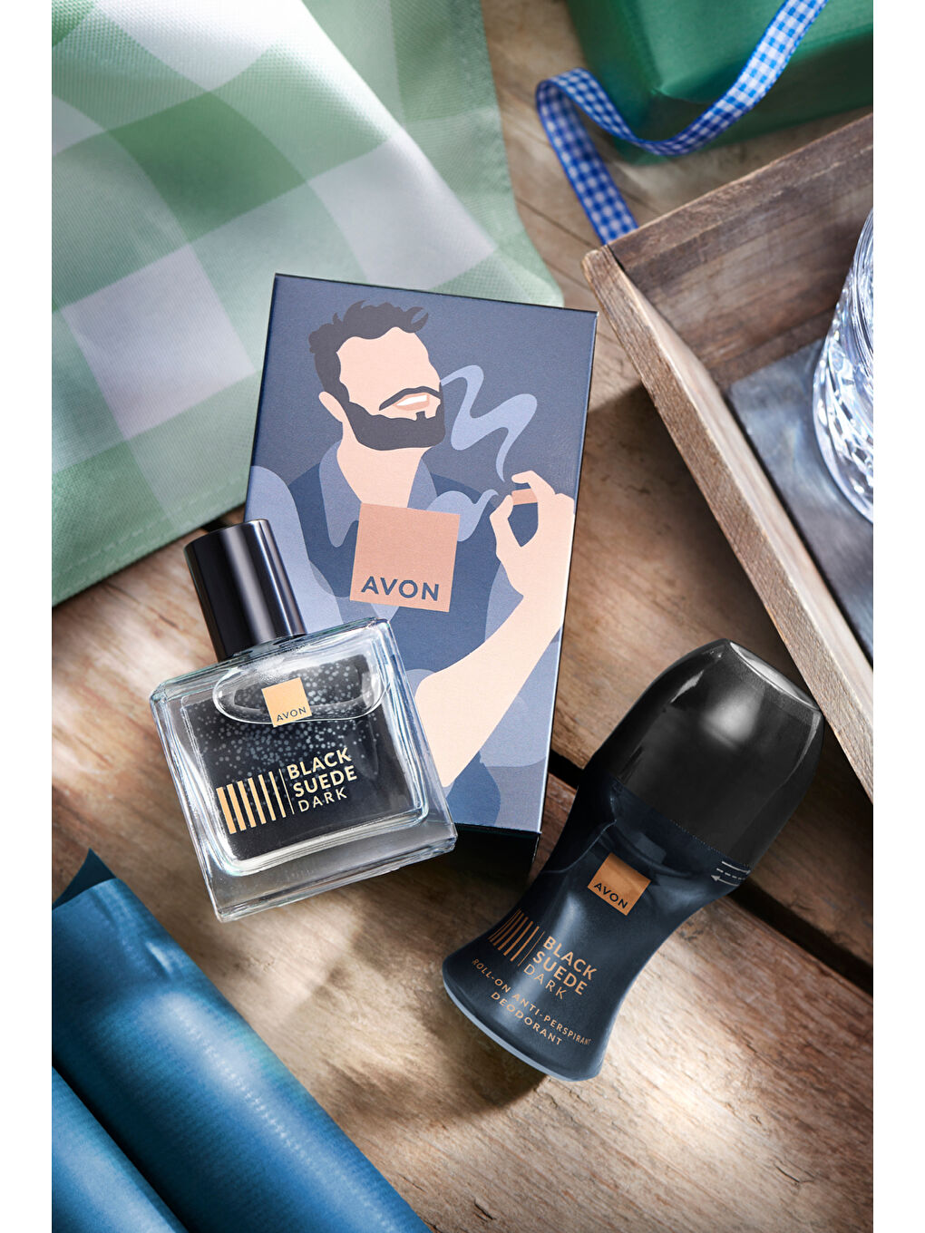 Black Suede Dark Erkek Parfüm ve Rollon Hediye Seti-2