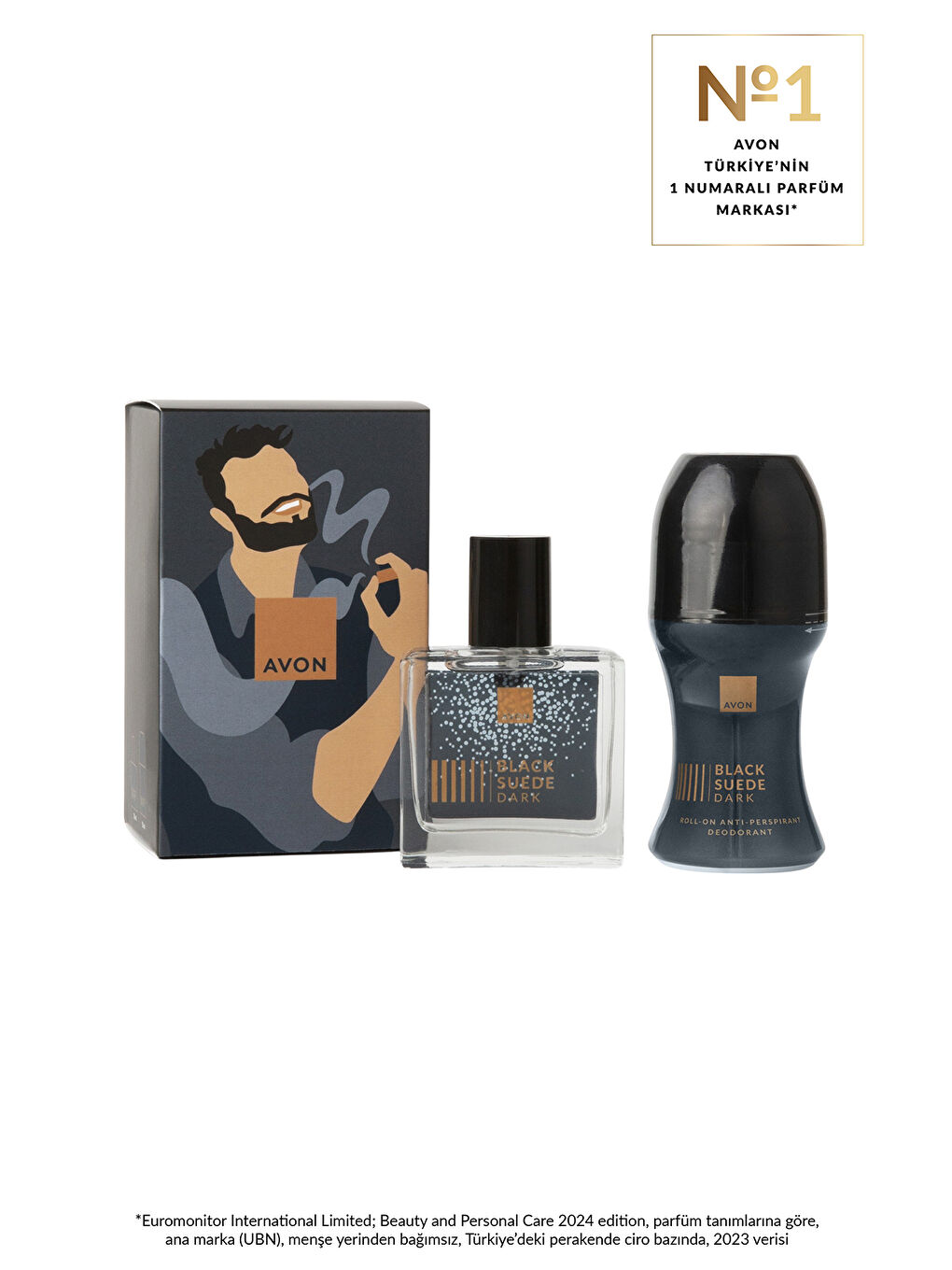 Black Suede Dark Erkek Parfüm ve Rollon Hediye Seti-3
