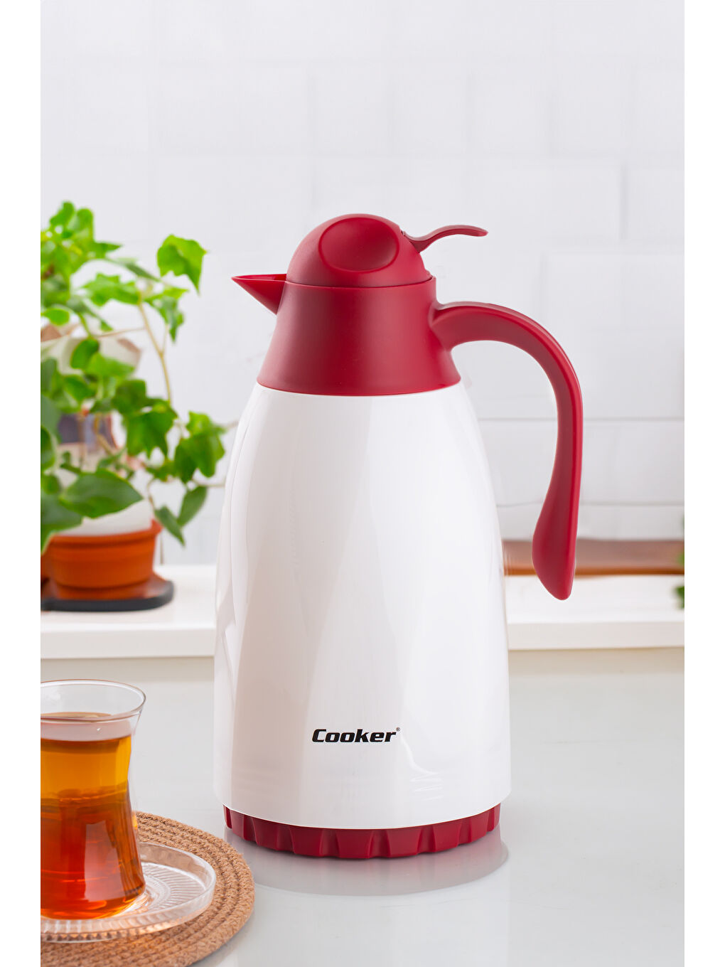 2099 Magenta Cam Termos - Beyaz-1,3 L