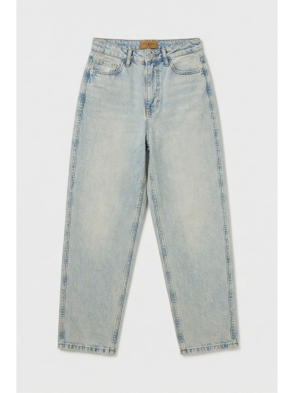 Mavi Kadın Jean Rengi 4s6-75 Relax Fit %100 Pamuk Denim Jean-2