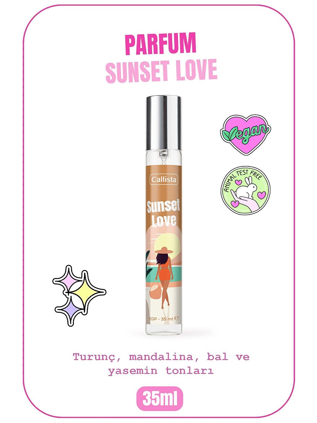 Callista Renksiz Sunset Love EDP 35 ml Kadın Parfüm