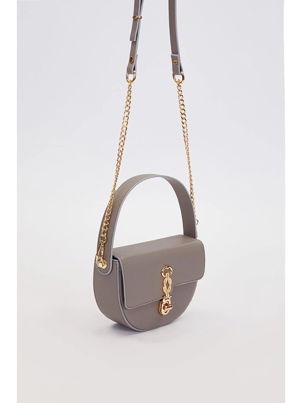 Gri Kadın El ve Omuz Çantası 930930-1