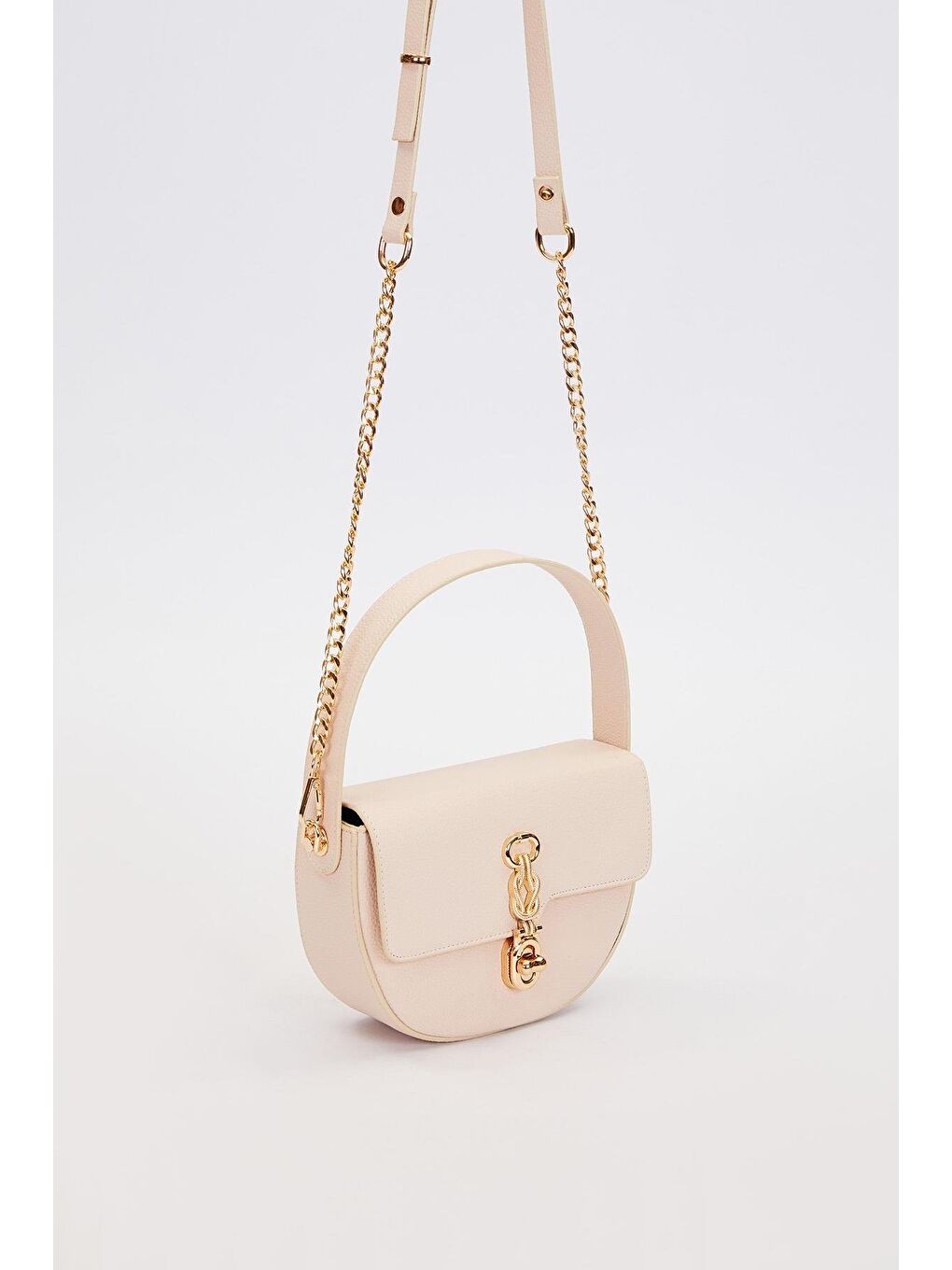 Ekru Krem Kadın El ve Omuz Çantası 930930-1