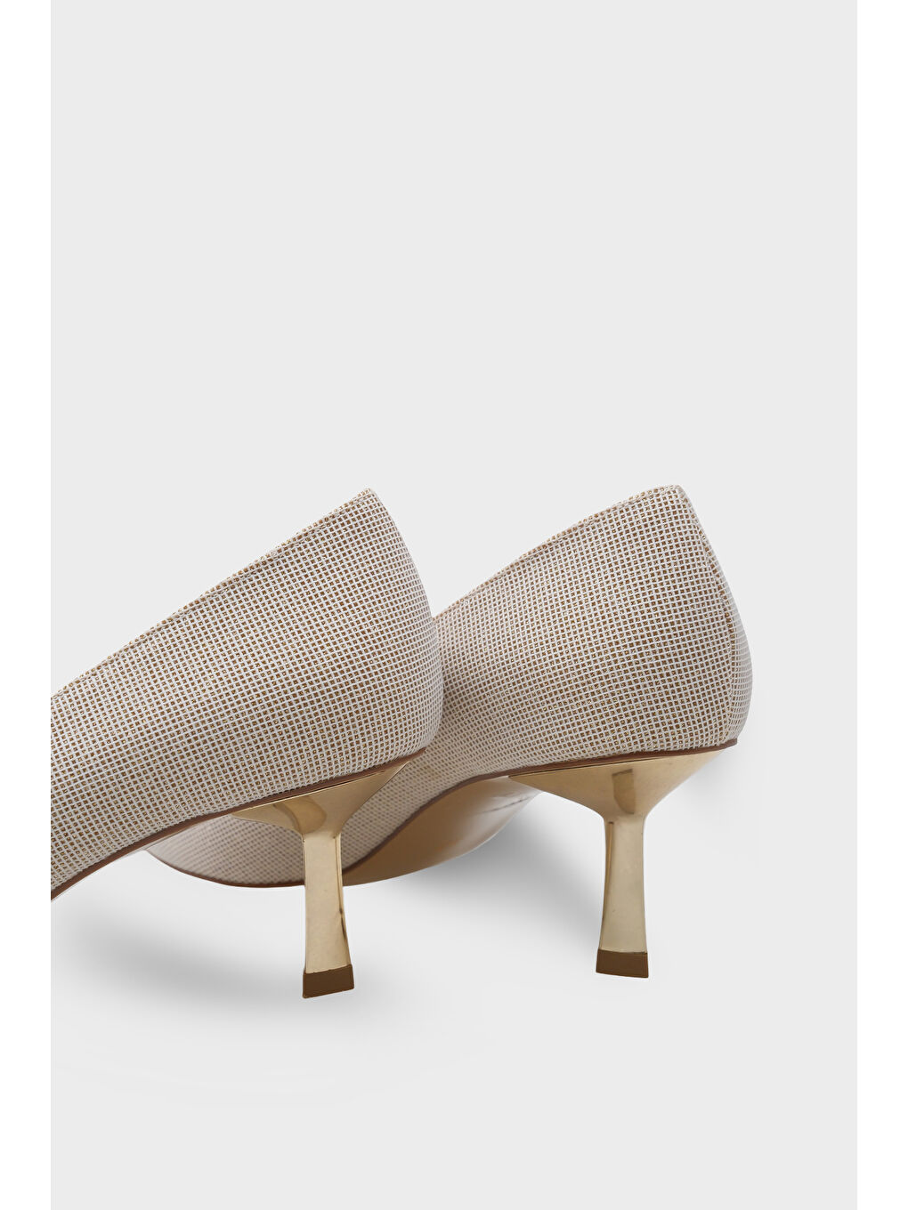 Sarı Malinda Orta Topuklu Metal Topuklu Kadın Stiletto-3