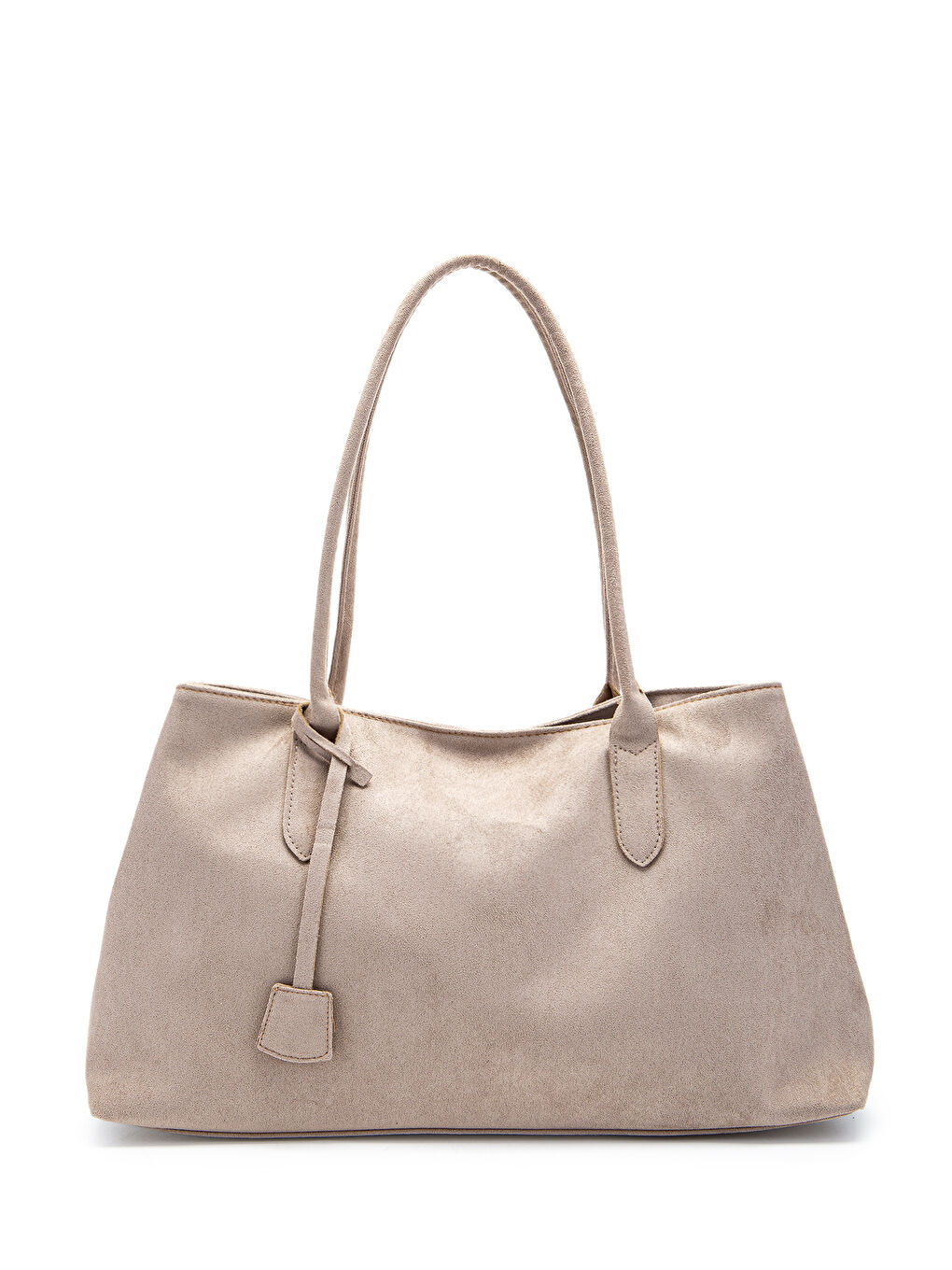 Süet Mıknatıs Kapama Diaz Kol Çanta Bej