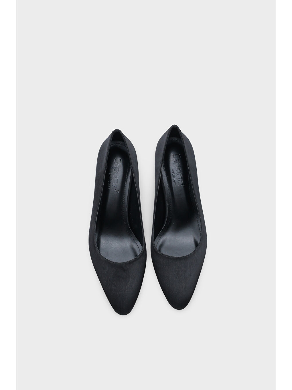 Siyah Malinde Saten Kadın Stiletto-5