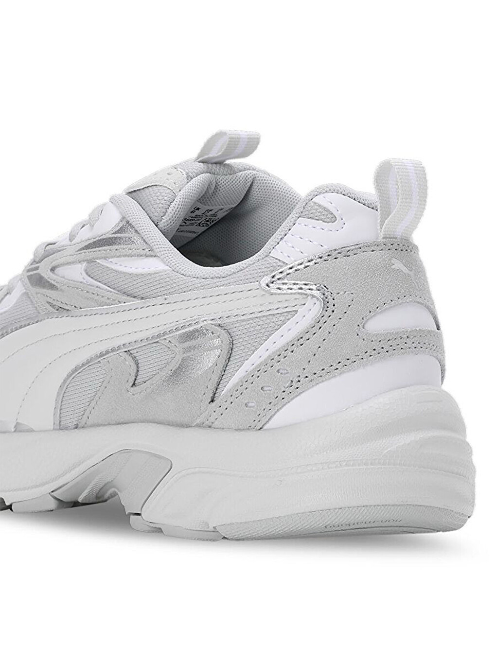 Milenio Tech Suede Gri Spor Ayakkabı-4