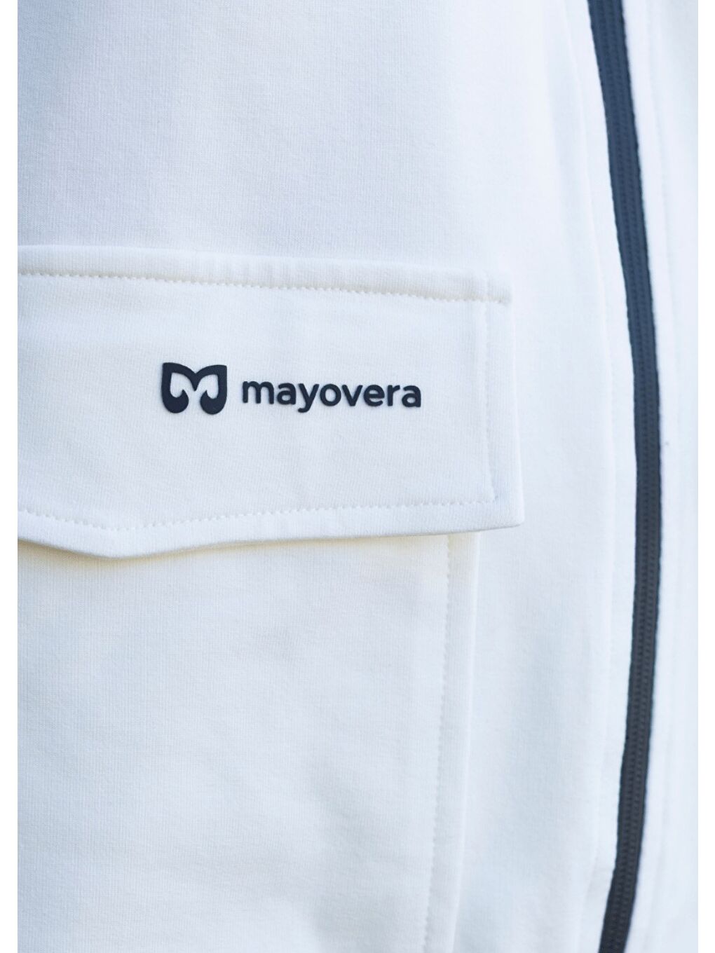 Ekru Tesettür Eşofman Siyah Fermuarlı-5