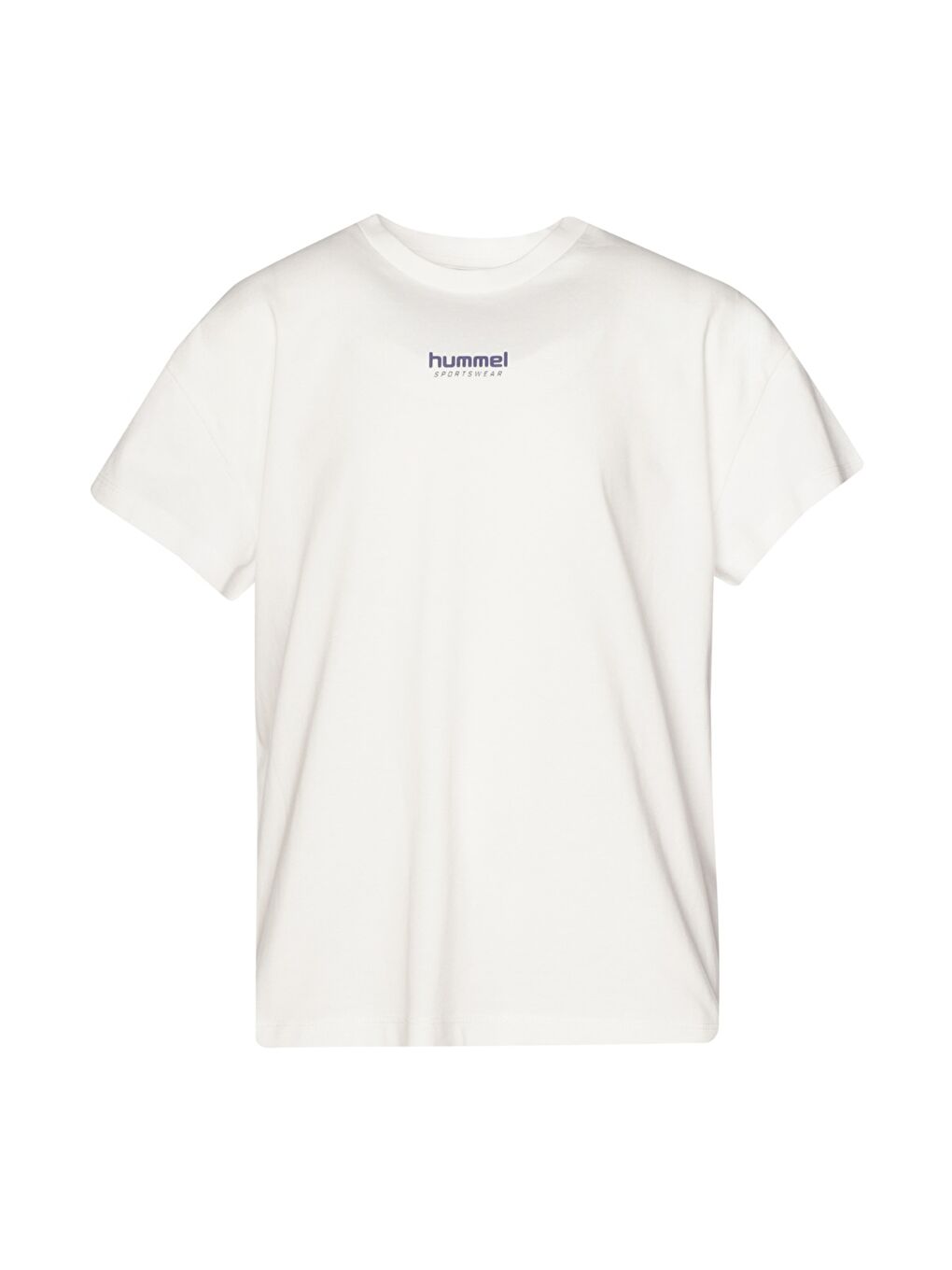 Peter Oversize Erkek Çocuk Beyaz Yuvarlak Yaka Tişört-1