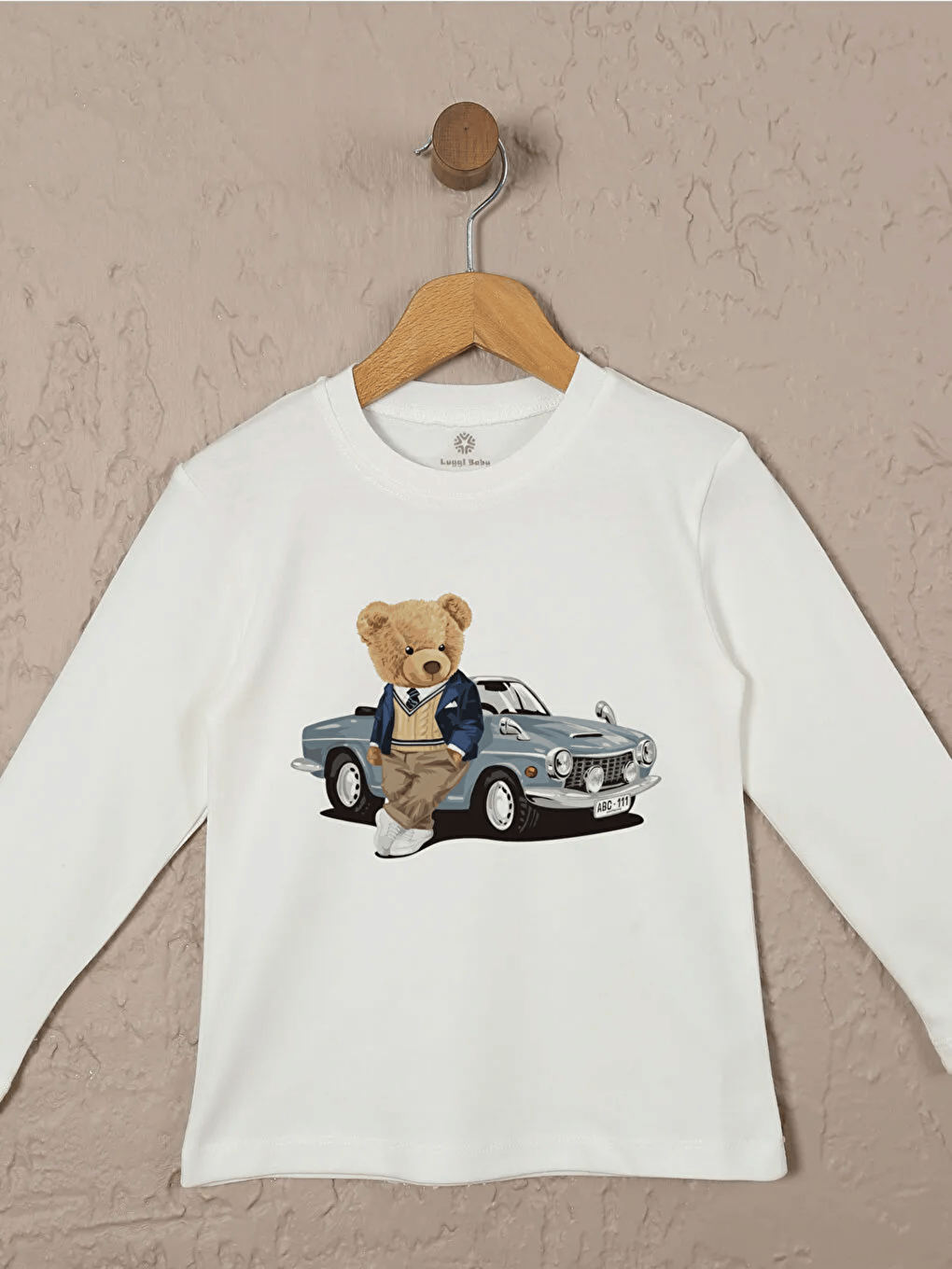 İndigo Bisiklet Yaka Uzun Kollu Erkek Çocuk Pijama Takımı-1