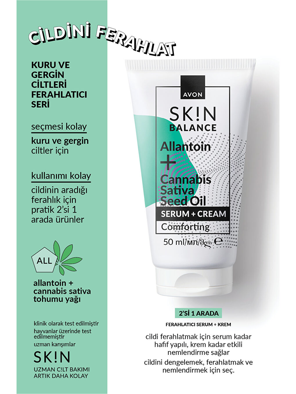 SK!N Ferahlatıcı Serum + Krem 50 Ml.-2