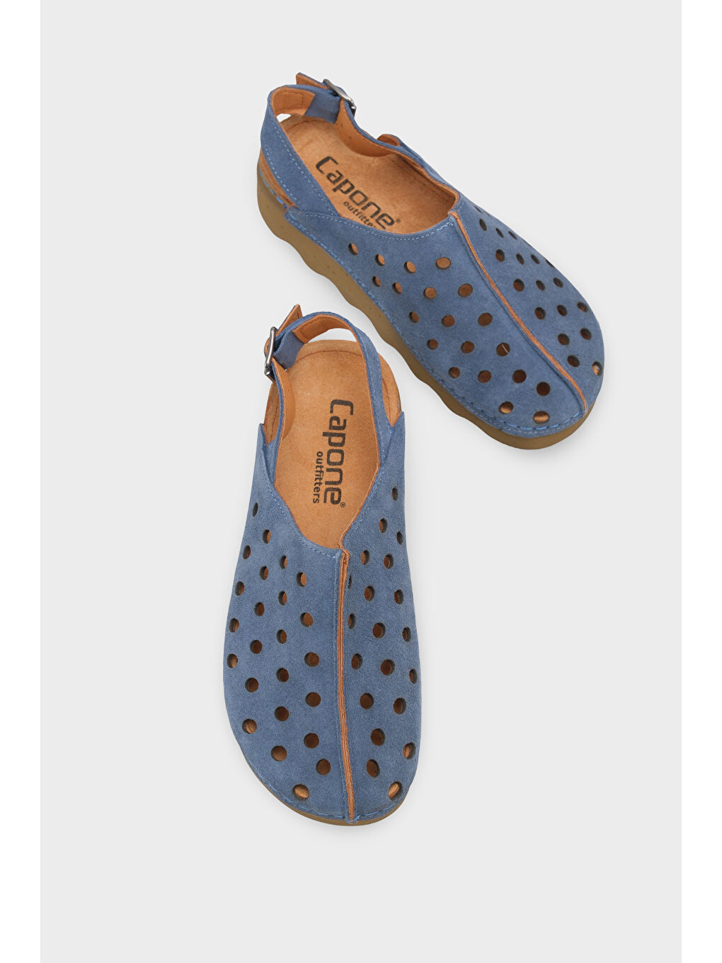 Mavi Meghan Hakiki Deri Soft Konfor Kadın Sandalet-5