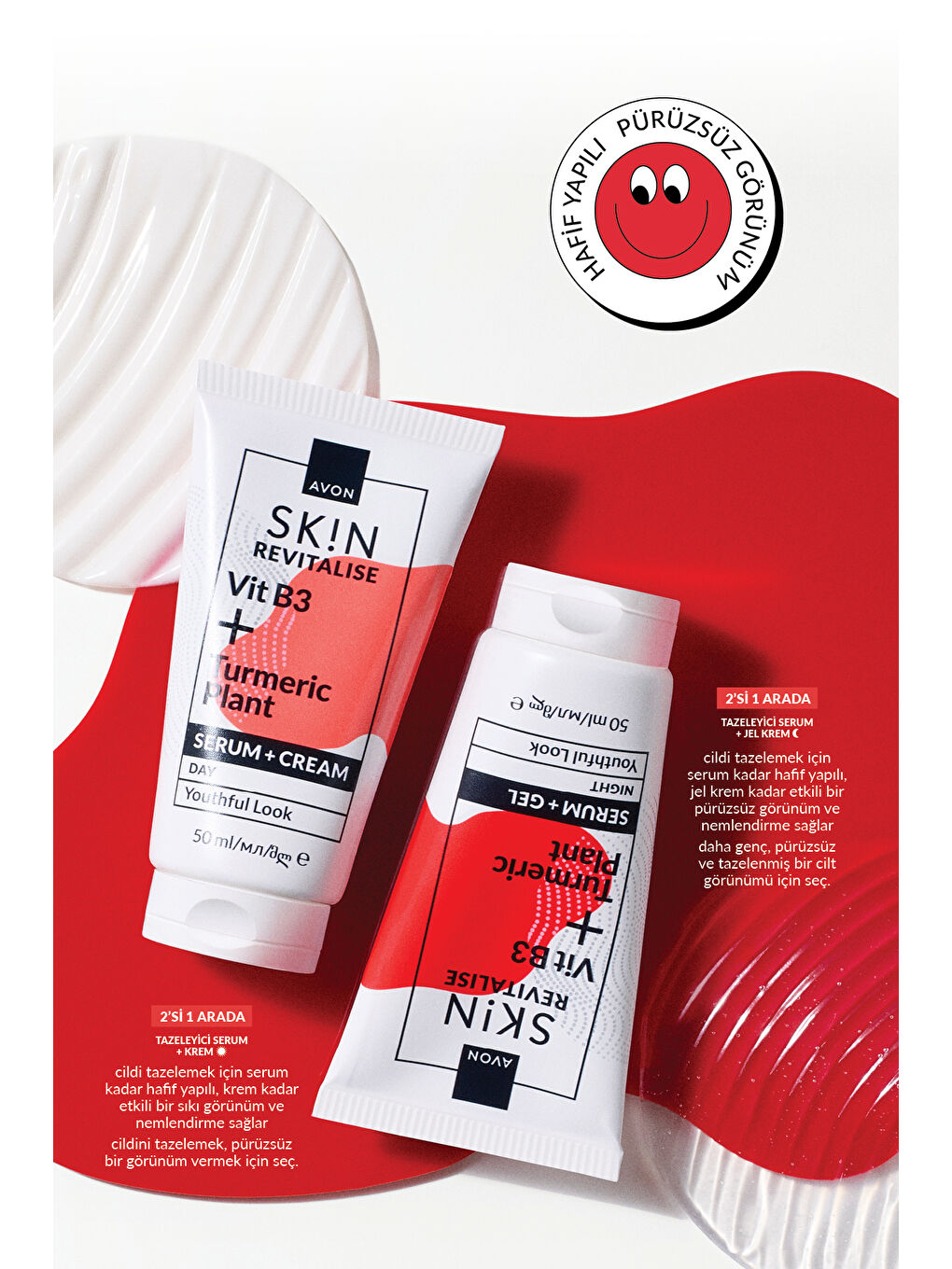 SK!N Tazeleyici Serum + Jel Krem 50 Ml.-3