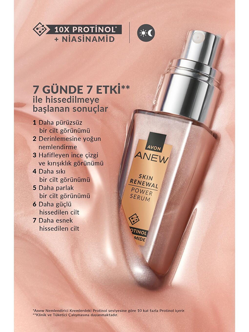 AVON Renksiz Anew Skin Renewal Power Serum 30 Ml. - 4