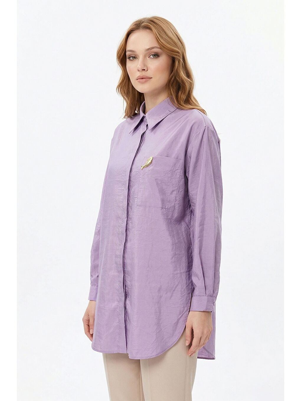 Sunshıne Gömlek 5292 Leylak Lila