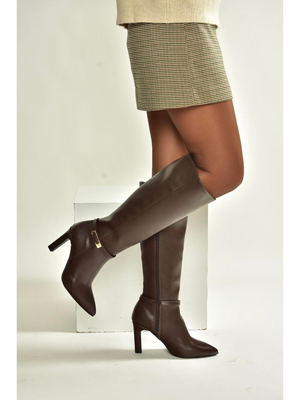 Kahverengi Kadın Çizme V404020709-2