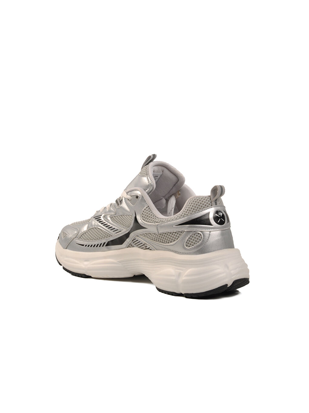 Gri Gümüş Fileli Erkek Spor Ayakkabı MS-251-530 M-3