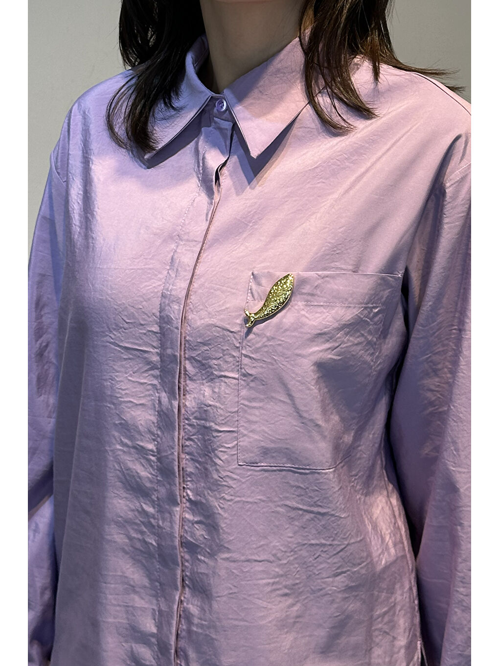Sunshıne Gömlek 5292 Leylak Lila-3